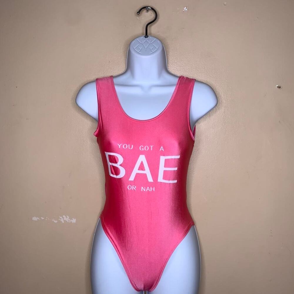 You Got A Bae Or Nah Women Swimsuit One Piece Small